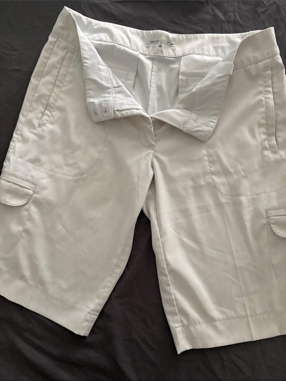 Nike Gold White Women's Shorts
